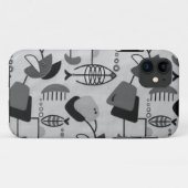 iPhone 5/5S-Gehäuse mit schwarz-weißem Atommuster Case-Mate iPhone Hülle (Rückseite (Horizontal))