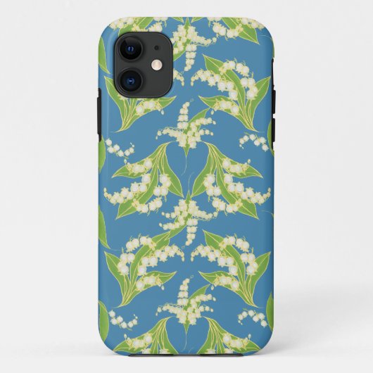 iPhone 5/5s Xtreme Case Maiglöckchen, Blau (Rückseite)