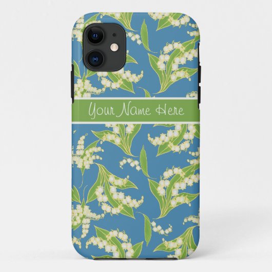 iPhone 5/5s Xtreme Case Maiglöckchen, Blau (Rückseite)