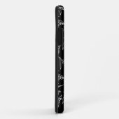 iPhone 5/5s Xtreme Case Maiglöckchen Schwarz (Hinten/Rechts)