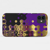iPhone 5 Abstrakt Lila Gold Case-Mate iPhone Hülle (Rückseite (Horizontal))