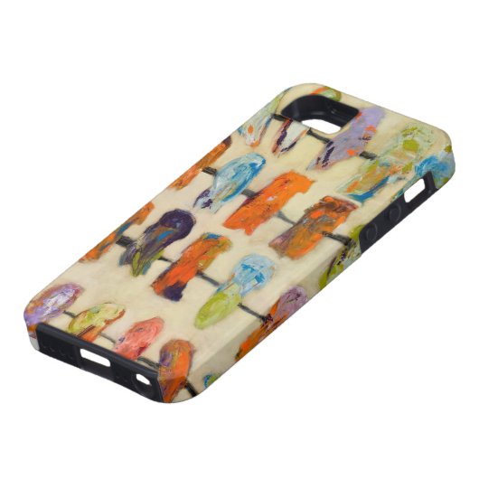 iphone 5 abstrakte Kunstvögel des Vibefalles Case-Mate iPhone Hülle (unten)