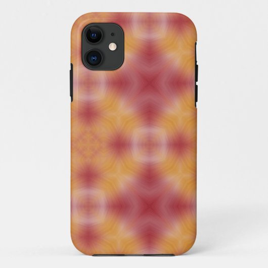 iPhone 5 Barely There Case Orange Rot Kaleidoskop (Rückseite)