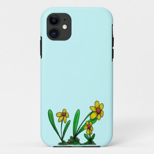 iPhone 5 Barely There Case Süße Blumen (Rückseite)