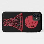 iPhone 5 Basketball-Silhouette-Stier-Schwarzes Case-Mate iPhone Hülle (Rückseite (Horizontal))