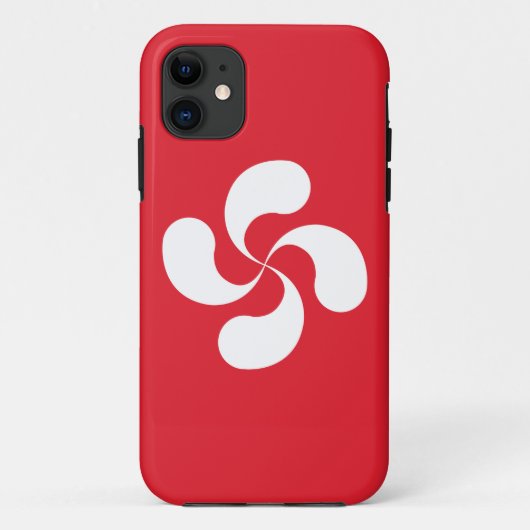 Iphone 5 / Baskisches Kreuz "Lauburu" Case-Mate iPhone Hülle (Rückseite)