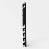 iPhone 5 Case für das Schwarz-Weiß-Hahnentrittmust (Hinten/Links)