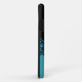 iPhone 5 Case-Mate Fall Aquamarin Blue Black Hülle (Hinten/Rechts)