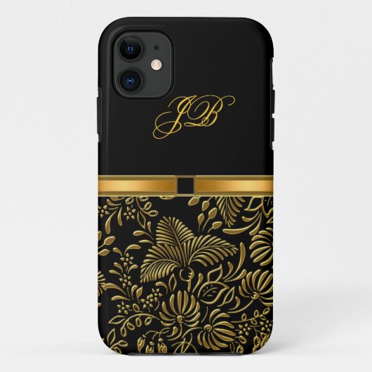 iPhone 5 Case-Mate Fall Gold Black Hülle (Rückseite)