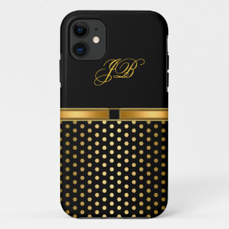 iPhone 5 Case-Mate Fall Gold Black Spot 11 Hülle
