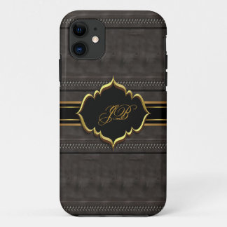 iPhone 5 Case-Mate Fall Gold Schwarze Wildleder Lo Hülle