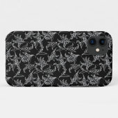 iPhone 5 Case-Mate Fall Lilies-of-the-Valley Black Hülle (Rückseite (Horizontal))