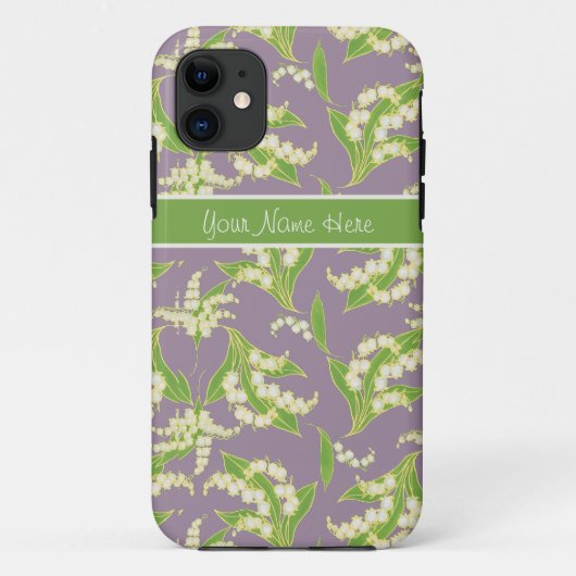 iPhone 5 Case-Mate Fall Lilies of the Valley Mauve Case-Mate iPhone Hülle (Rückseite)