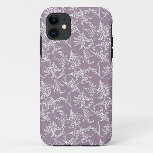 iPhone 5 Case-Mate Fall Lilies-of-the-Valley Mauve Case-Mate iPhone Hülle (Rückseite)