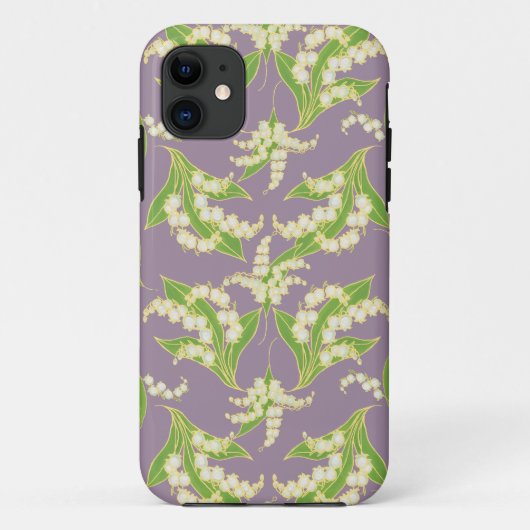iPhone 5 Case-Mate Fall Lilies of the Valley Mauve Hülle (Rückseite)