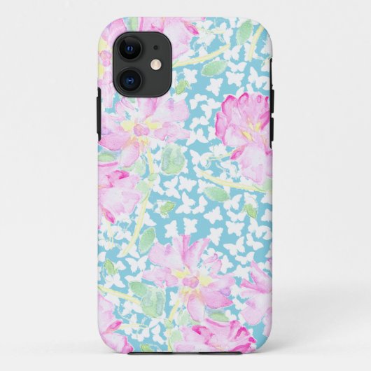 iPhone 5 Case-Mate Fall Rosen und Schmetterlinge Hülle (Rückseite)