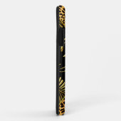 iPhone 5 Case-Mate Gold Schwarz Leopard Hülle (Hinten/Rechts)