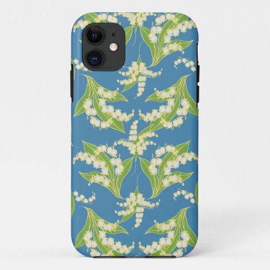 iPhone 5 Case-Mate Hülle Lilien des Tals Blau (Rückseite)