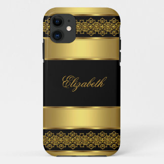 iPhone 5 Elegant Classy Gold Black Case-Mate iPhone Hülle