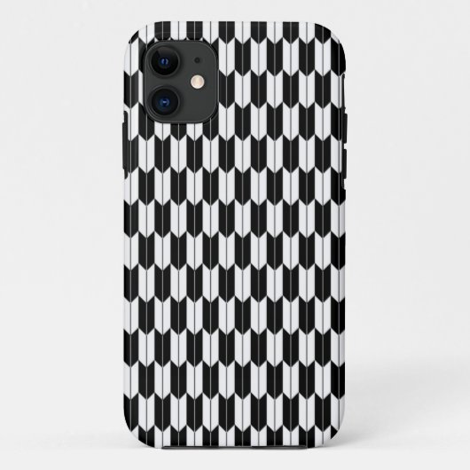 iPhone 5 Fall: Black & White Japanisch Yagasuri Case-Mate iPhone Hülle (Rückseite)