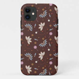 iPhone 5 Fall - Brown mit Blumen Case-Mate iPhone Hülle