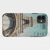 iphone 5 Fall Eiffelturm-Postkarte von Paris Case-Mate iPhone Hülle (Rückseite (Horizontal))