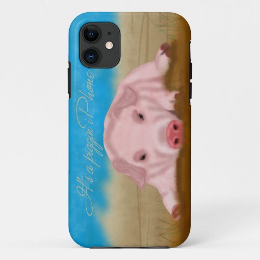 iPhone 5 Fall - es ist ein piggin iPhone 5 Case-Mate iPhone Hülle (Rückseite)