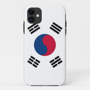IPhone 5 Fall mit der Flagge Südkoreas iPhone 11 Hülle