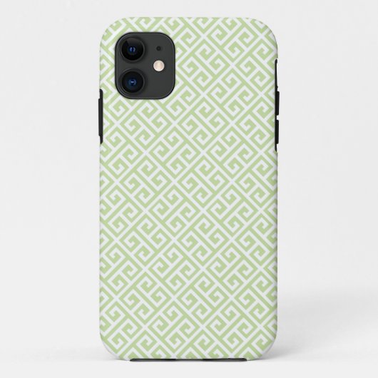 iPhone 5-Fall mit einem grünen und weißen griechis Case-Mate iPhone Hülle (Rückseite)
