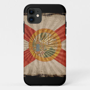 Iphone 5 Fall mit Staatsflagge von Florida iPhone 11 Hülle