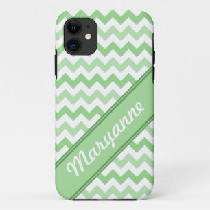 iPhone 5 Fall mit Zickzack diagonaler Schrift grün Case-Mate iPhone Hülle