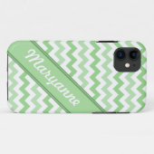 iPhone 5 Fall mit Zickzack diagonaler Schrift grün Case-Mate iPhone Hülle (Rückseite (Horizontal))