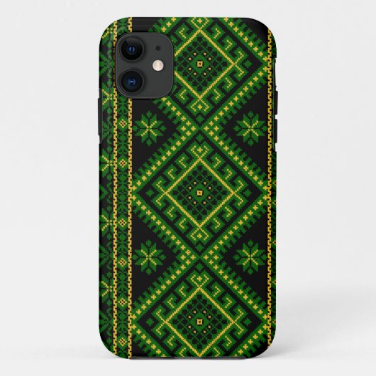 iPhone 5 Fall-ukrainischer Querstich-Druck Case-Mate iPhone Hülle (Rückseite)
