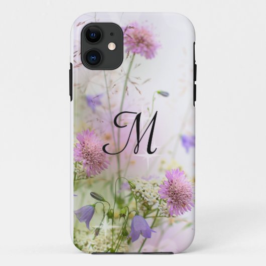 IPHONE 5 Fall von Lavender Wild Blume Monogram Case-Mate iPhone Hülle (Rückseite)