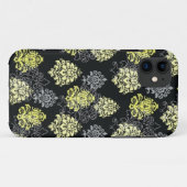 iPhone 5 FallZitrone und Schwarz-Damast Case-Mate iPhone Hülle (Rückseite (Horizontal))