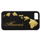 Iphone 5 Gold Hawaii-Inseln schwarzer Kasten