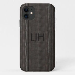 iPhone 5 Hülle Braun Wildleder-Optik