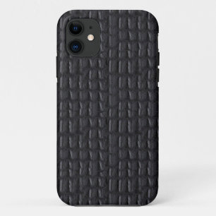 iPhone 5 Hülle Grau Leder Optik