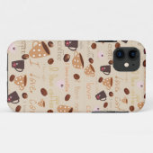 Iphone 5 Hülle "Ich liebe Kaffee" (Rückseite (Horizontal))