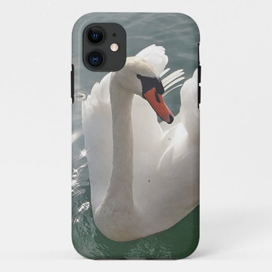 iPhone 5 Hülle weisser Schwan (Rückseite)