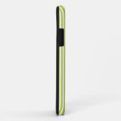 iPhone 5 Hüllen - Streifen-Trend im Grün (Hinten/Rechts)