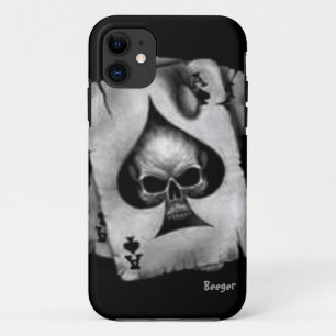 Iphone 5 ID - Schädel der Spades 11 Hülle
