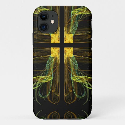 iPhone 5 iPhone Gold & Green Cross 5 - Custom Case (Rückseite)