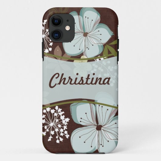 iPhone 5 Mate Barely There™ Case Hawaiian Flowe (Rückseite)