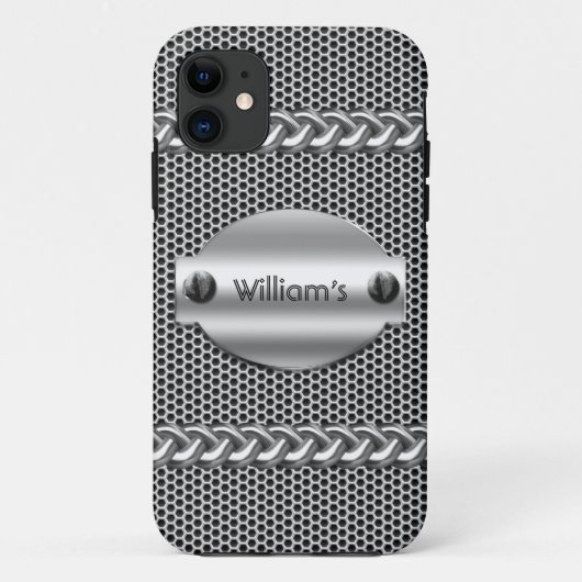 iPhone 5 Metall-Look Chrome Herren Case-Mate iPhone Hülle (Rückseite)