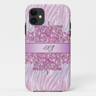 iPhone 5 oder 4 Zebra Damask Hübsch rosa Case-Mate iPhone Hülle