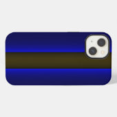 iPhone 5 Polizei Thin Blue Line Hülle (Rückseite (Horizontal))