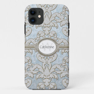 Iphone 5 Schein-Blumenblatt-Damast personalisiert Case-Mate iPhone Hülle