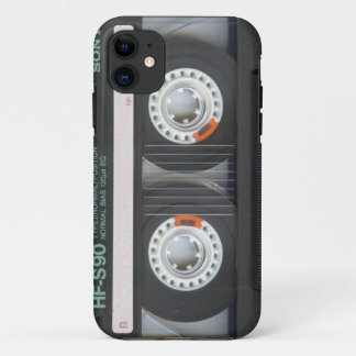 iPhone 5 schwarzer Retro Kassetten-Kasten-alte iPhone 11 Hülle