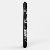 iPhone 5 selten gibt Case White auf schwarz (Hinten/Rechts)